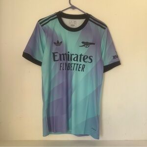 (S) adidas Originals Arsenal FC Third Soccer Slim Fit Jersey 2024/25 NWT IZ0114